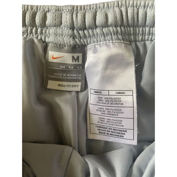 Nike Fit Dry Blue Men’s Track Pants Size M - Zipper Ankles 100% Polyester - Picture 4 of 9